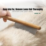 De - shedding Wooden Comb