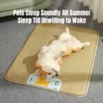 Pet Cooling Mat Anti - Bite Rattan