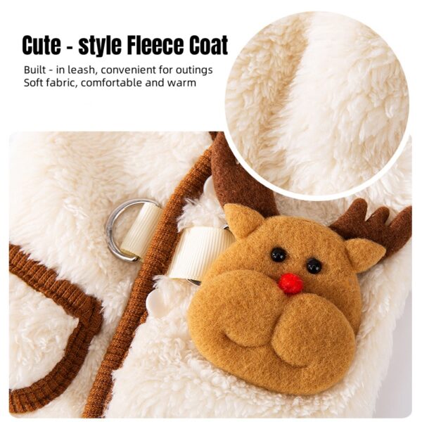 Cute - style Fleece Coat Winter & Christmas