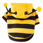 Autumn & Winter Cute Bee Dog Hoodie with Leash