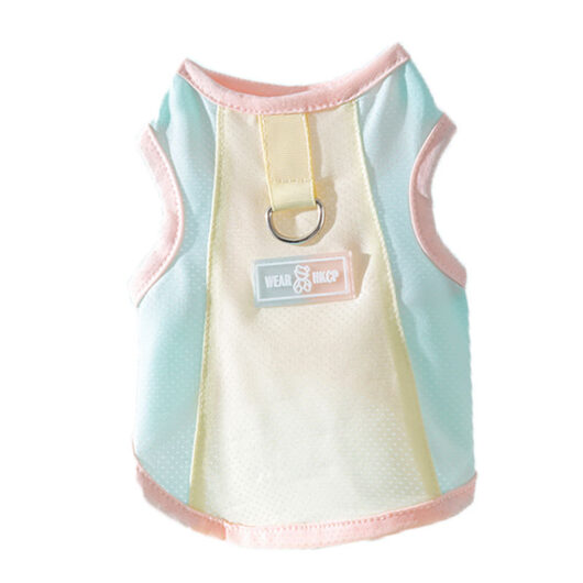 Macaron Little Butterfly Mesh Sun-Protective Cooling Pet Cat Harness Vest
