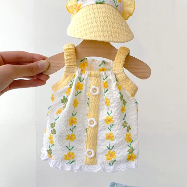 Floral Button Strap Vest