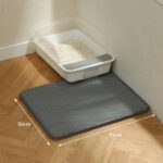 Double - Layer Cat Litter Mat with Large Holes